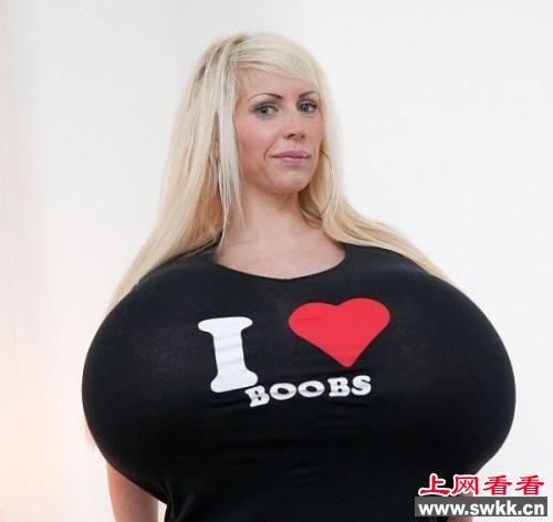 世界上最大的胸部！艳星Bishayn的超级乳房