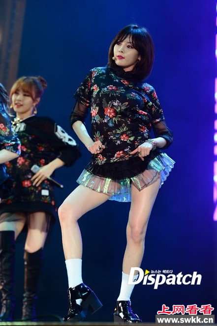 韩国女星泫雅热裤舞泫 雅着热裤透明裙劲舞照 图
