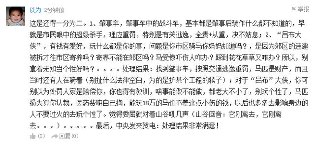 温州价值18万骏马闹市被撞死 肇事车逃逸(图)