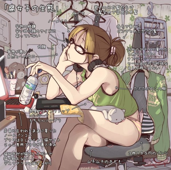 御宅族 巅峰的宅男宅女标准 组图