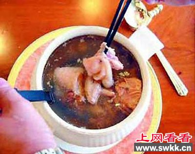 曝“全球最骇人10大菜” 胎盘餐生食猴脑你敢尝试吗？(组图)