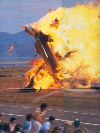 恐怖的1988年拉姆施泰因航展空难 组图