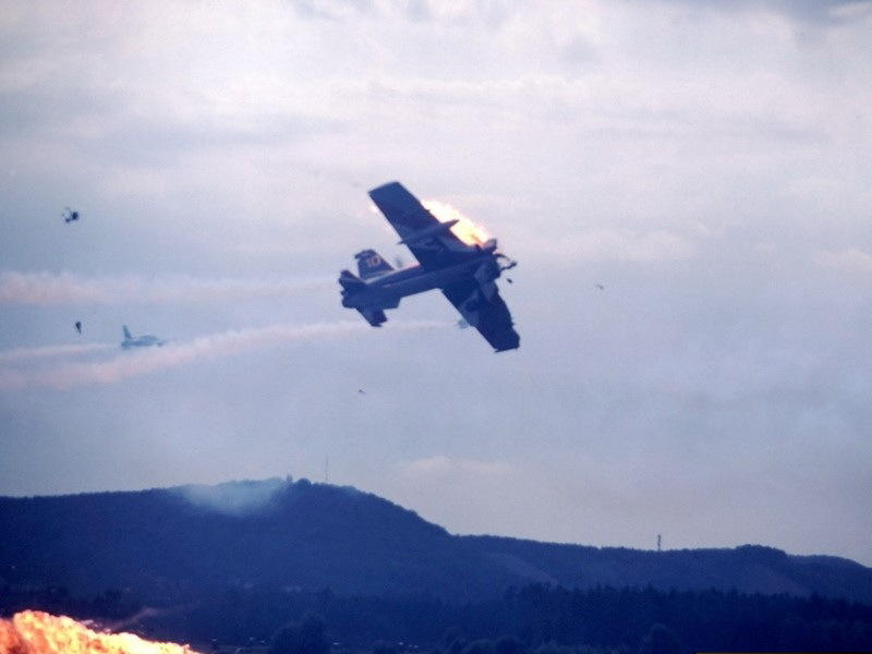 恐怖的1988年拉姆施泰因航展空难 组图