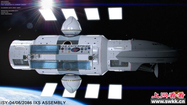 NASA超光速太空船效果图曝光 装备“曲速引擎”
