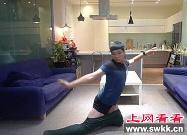 台湾来来哥空手穿裤走红网络 图
