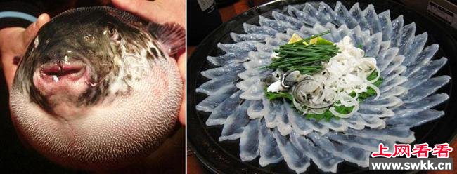 能威胁生命的食物并不太多。日本最知名的一道菜就是河豚，如果不移除其有毒的部分，它会要了人命。自2000年以来日本因食用河豚而致死的超过20人。
