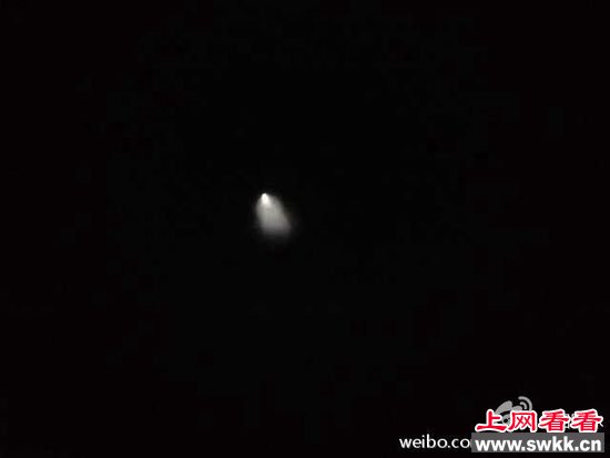 中国多地发现不明飞行物 疑似试射导弹 图