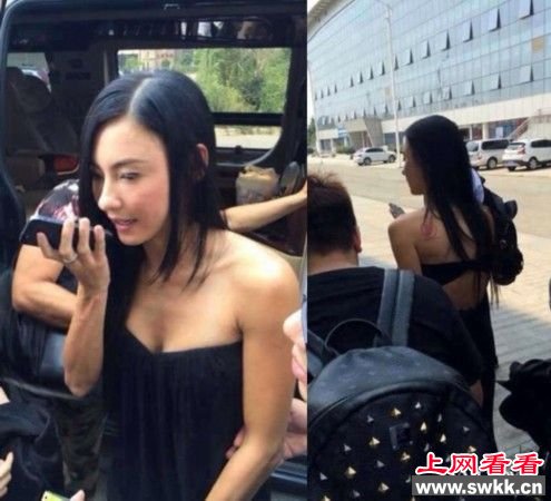 张柏芝低胸玩性感 身材火辣风姿不减当年