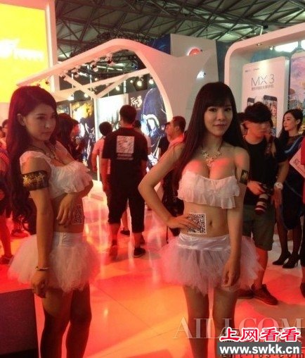 ChinaJoy2014 CJ展开幕show girl"大波巨胸" 网友戏称胸器展 图