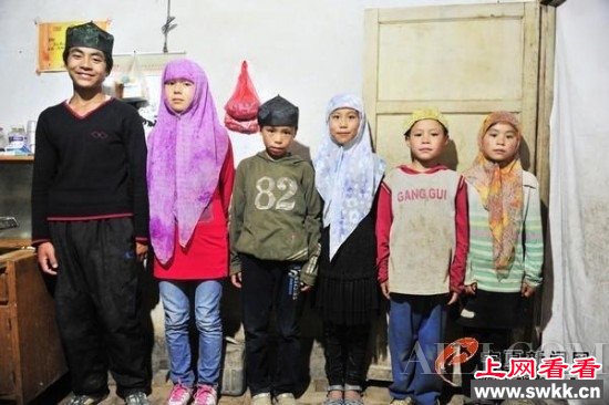 宁夏夫妇6年连生3对龙凤胎 图