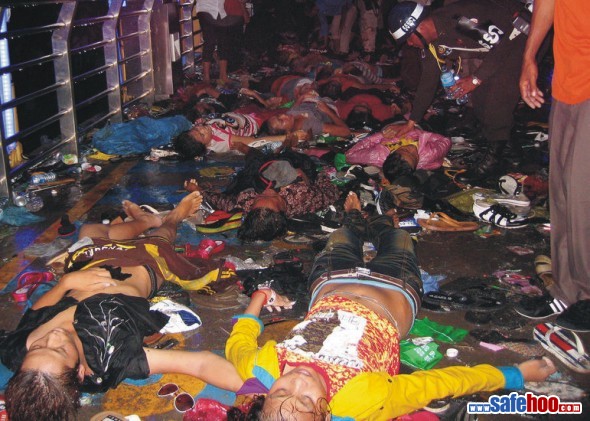 1989年在纳什克发生的踩踏悲剧中有350人罹难