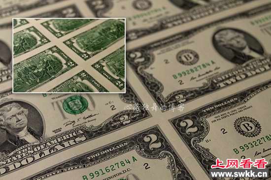 难得一见 看看美金是怎样印刷出来的