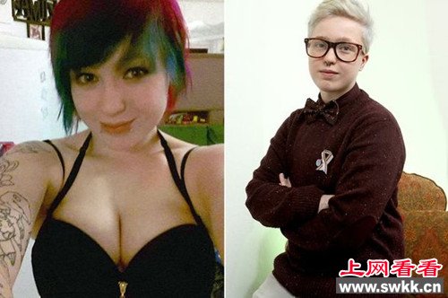 英国21岁辣妈为实现梦想牺牲婚姻改变性别（图）