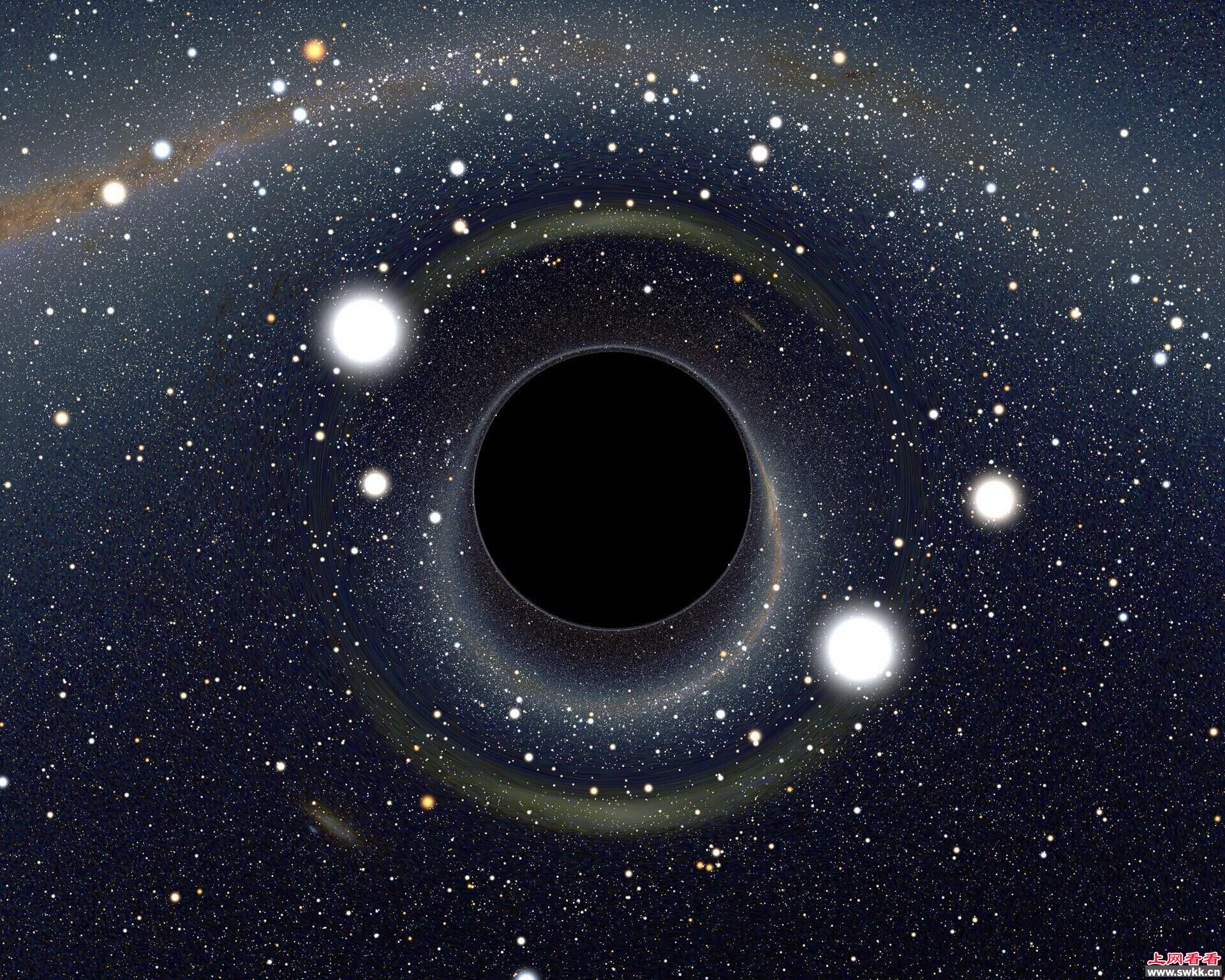 宇宙发现超大黑洞 