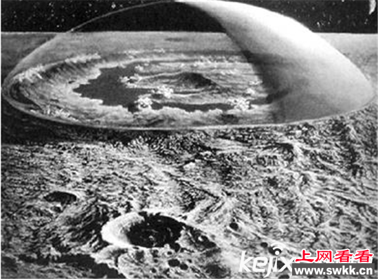 月球惊现外星人遗迹 陨石碰撞留下可疑痕迹