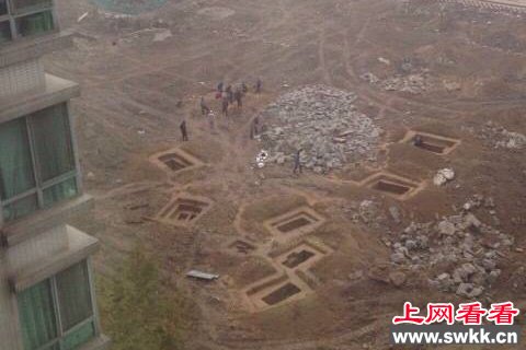 五十五中学考古现场 。图片来自网络
