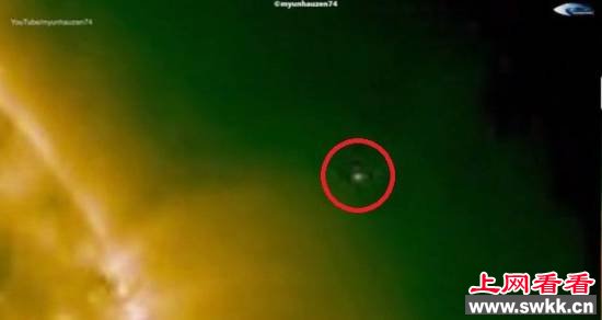 UFO正在控制太阳？太阳附近惊现大量UFO！