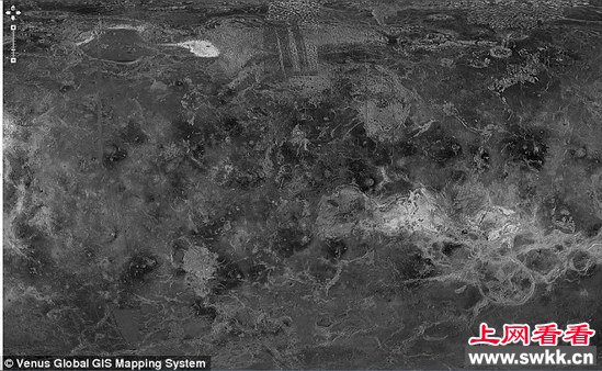 UFO猎人声称金星表面有大城市和人工结构
