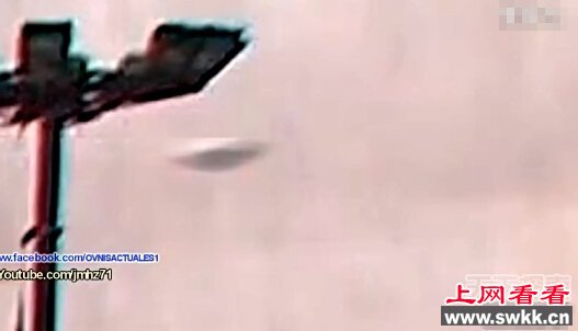 新闻直播拍到UFO 清晰记录飞行的画面