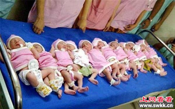 印度女子11月11号生下11胞胎破吉尼斯世界记录