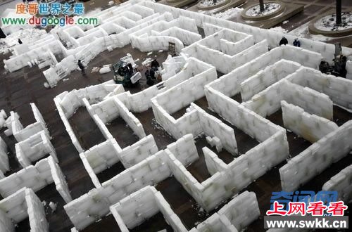 世界上最大的冰迷宫