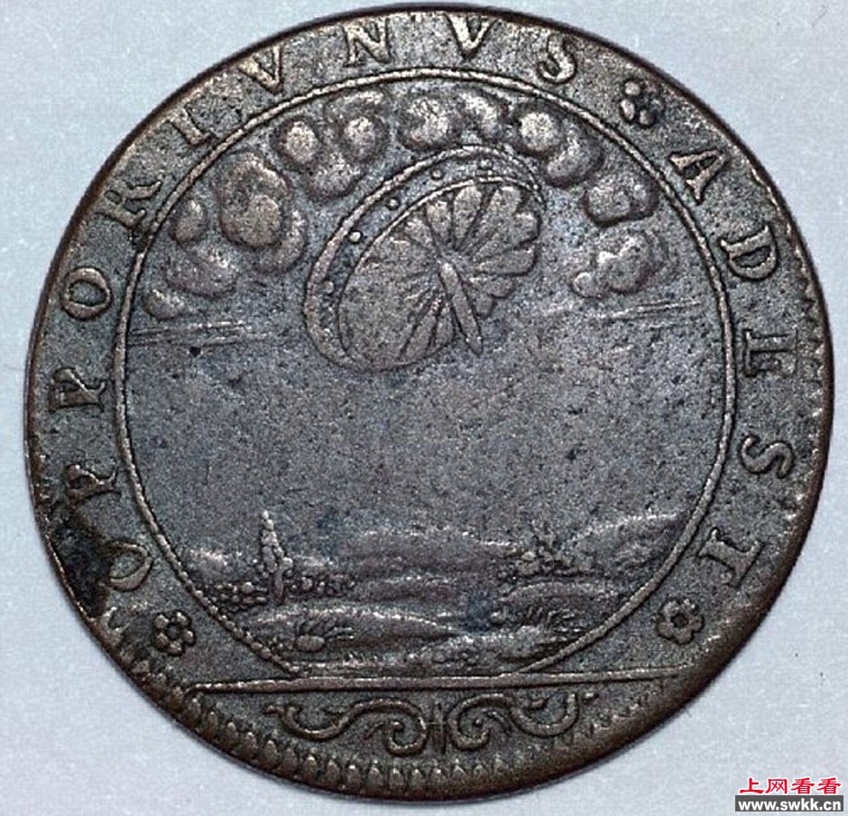 UFO历史遗迹？法国古代金属币上发现神秘“飞碟”