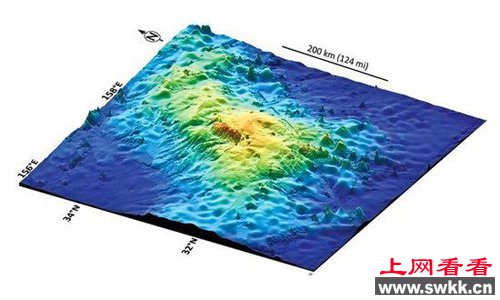 世界上最大的火山大塔穆火山