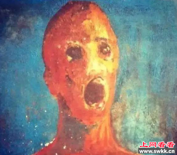 世界最诡异的画，痛苦的人