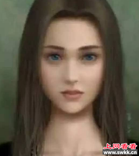 世界最诡异的画，韩国女孩
