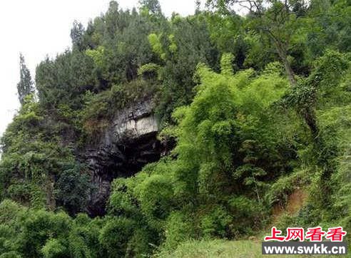 女孩私奔隐居山洞