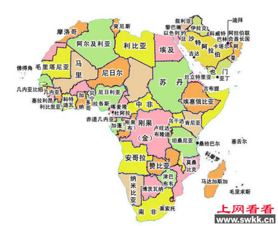 非洲地图