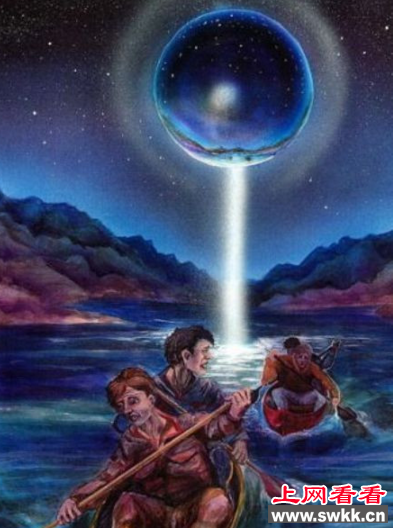 外星人绑架人类的画