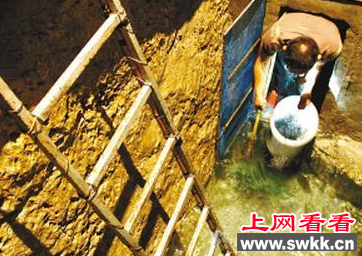 重庆农户挖出鱼泉