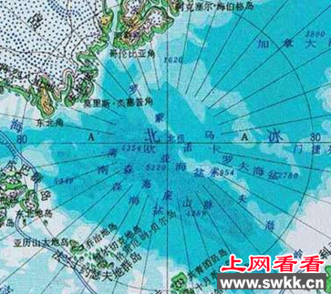 北冰洋地图