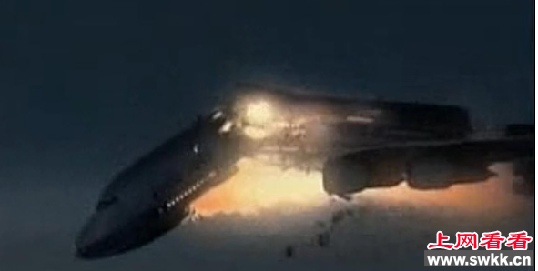 洛克比空难爆炸瞬间模拟图