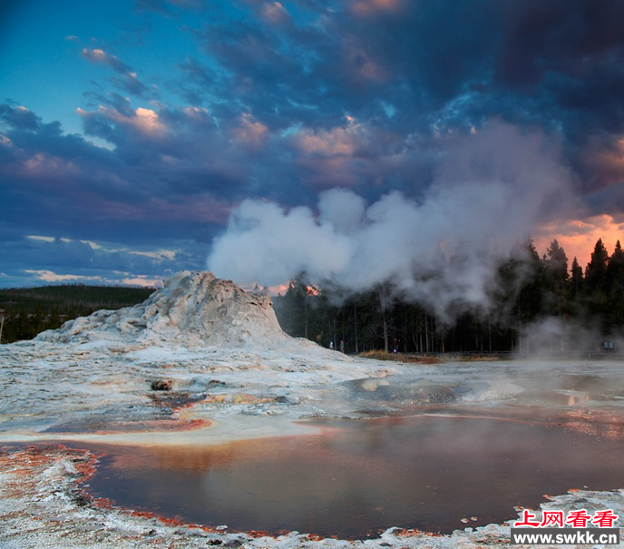 黄石公园超级火山