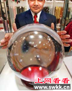 世界上最大的水晶球