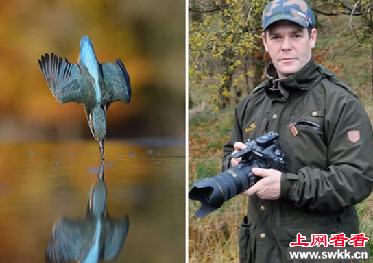 英国摄影师拍72万次翠鸟入水照终得奖