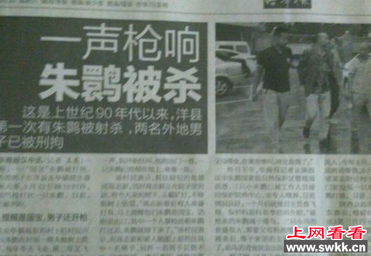 两名男子因射杀朱鹮被捕