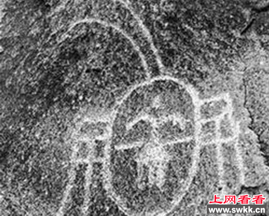 壁画中的不明飞行物