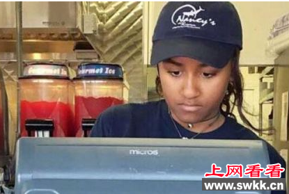 奥巴马女儿打工