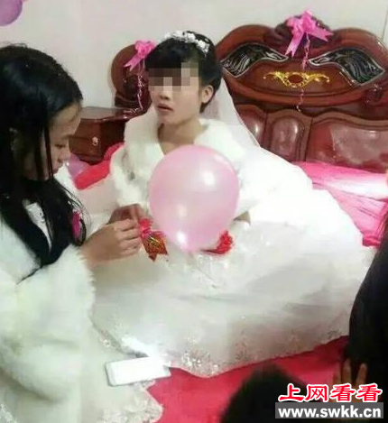 奇闻！广西13岁新郎迎娶16岁新娘