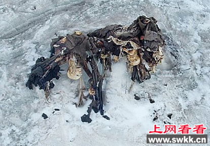 一站士兵遗体