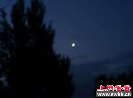 中国青岛市上空发现不明飞行物