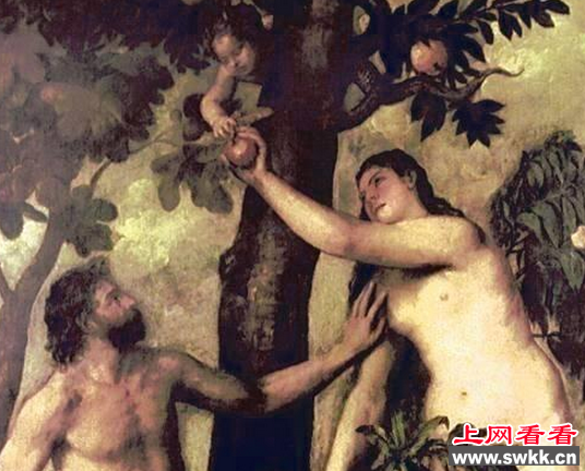 亚当夏娃偷吃禁果
