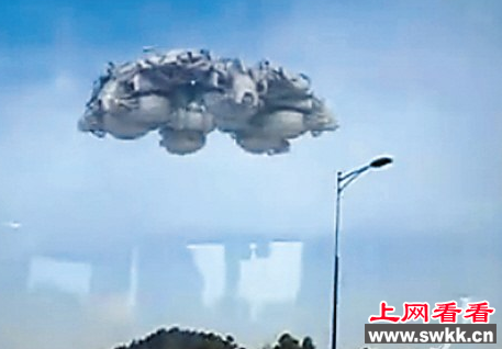 广东上空惊现ufo