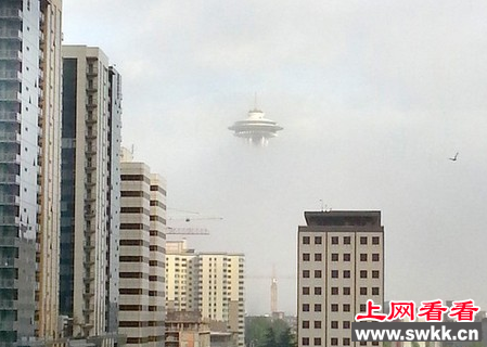 西雅图上空惊现ufo